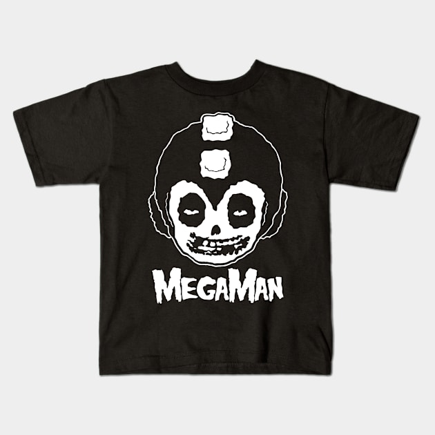 MEGAMAN MISFITS Kids T-Shirt by MRCLV